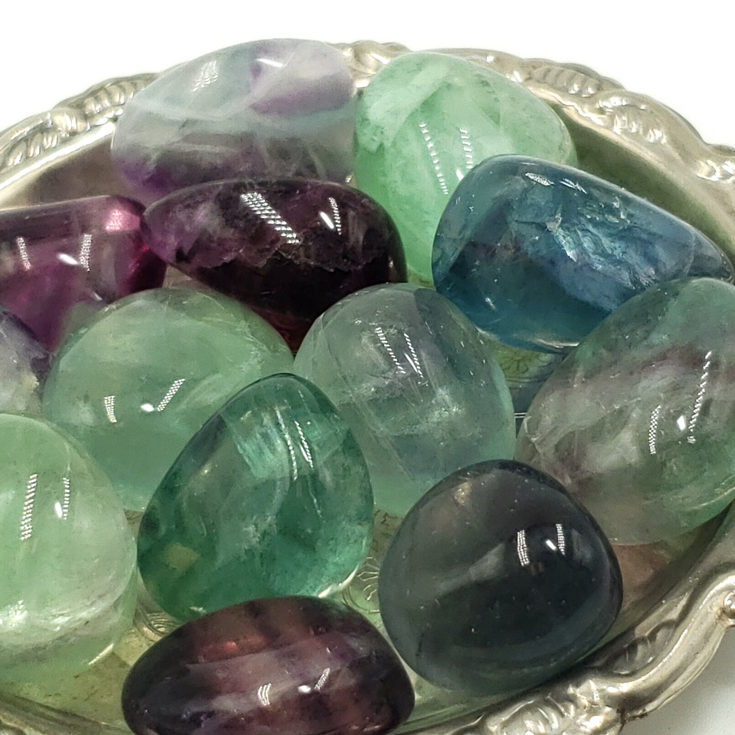 Rainbow Fluorite Tumbled Stone