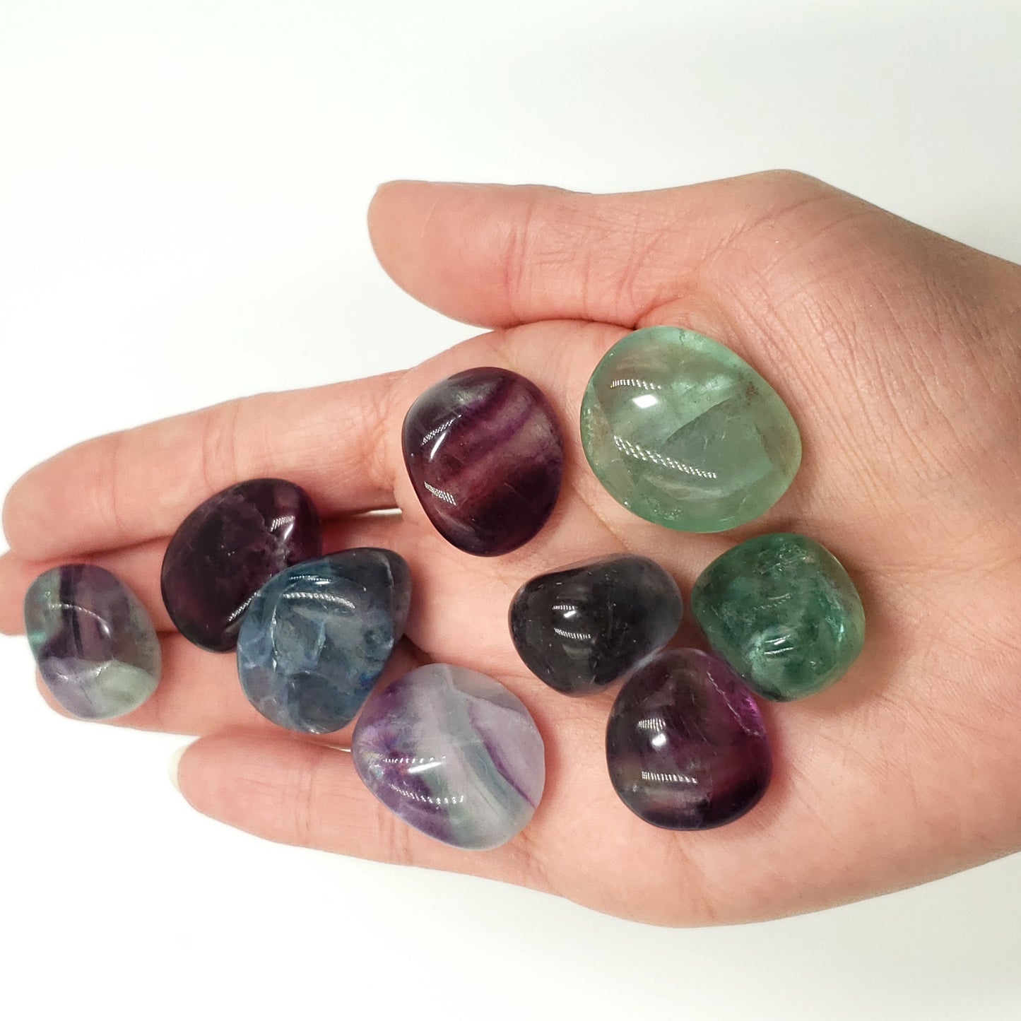 Rainbow Fluorite Tumbled Stone