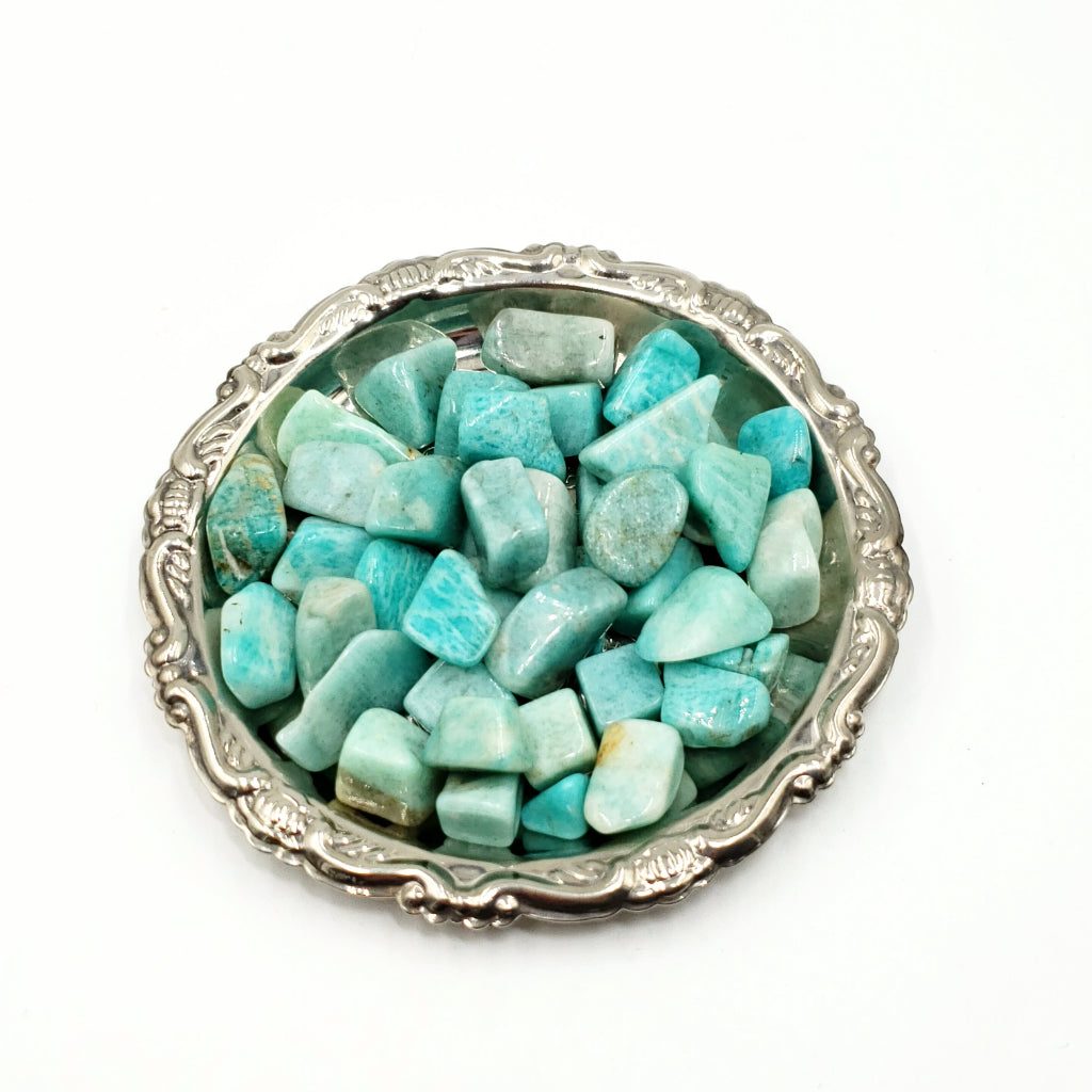 Amazonite Pebble Tumbled Stone Small