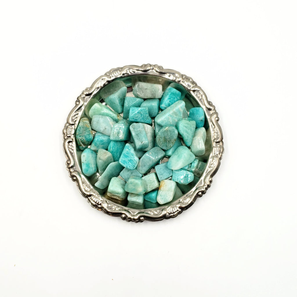 Amazonite Pebble Tumbled Stone Small