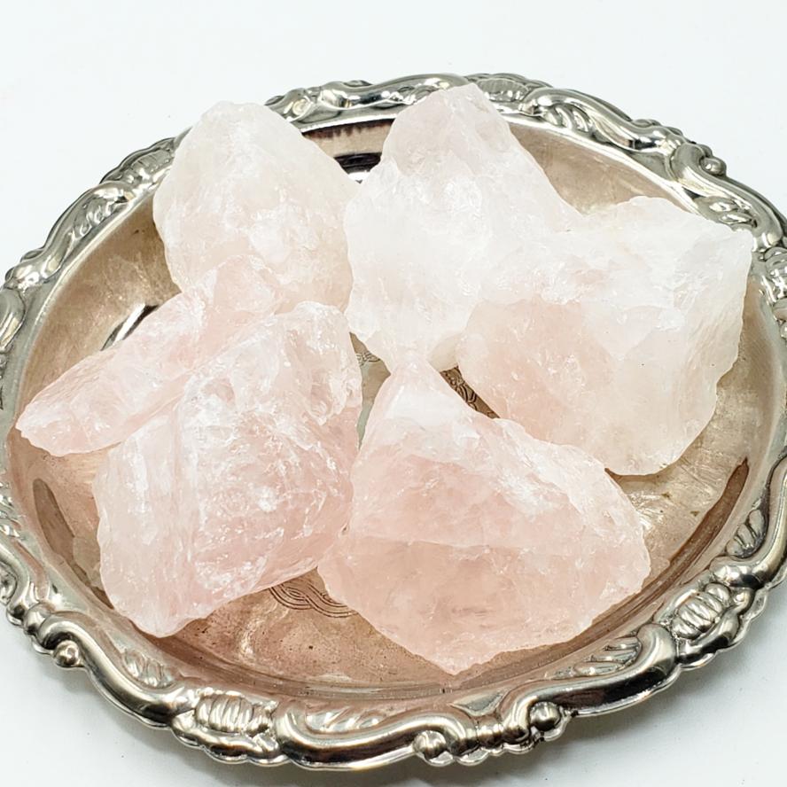 Rose Quartz Rough Stone - Elevated Metaphysical