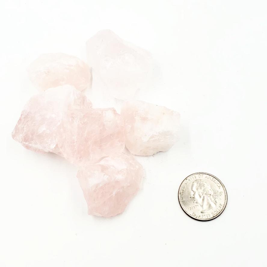 Rose Quartz Rough Stone - Elevated Metaphysical