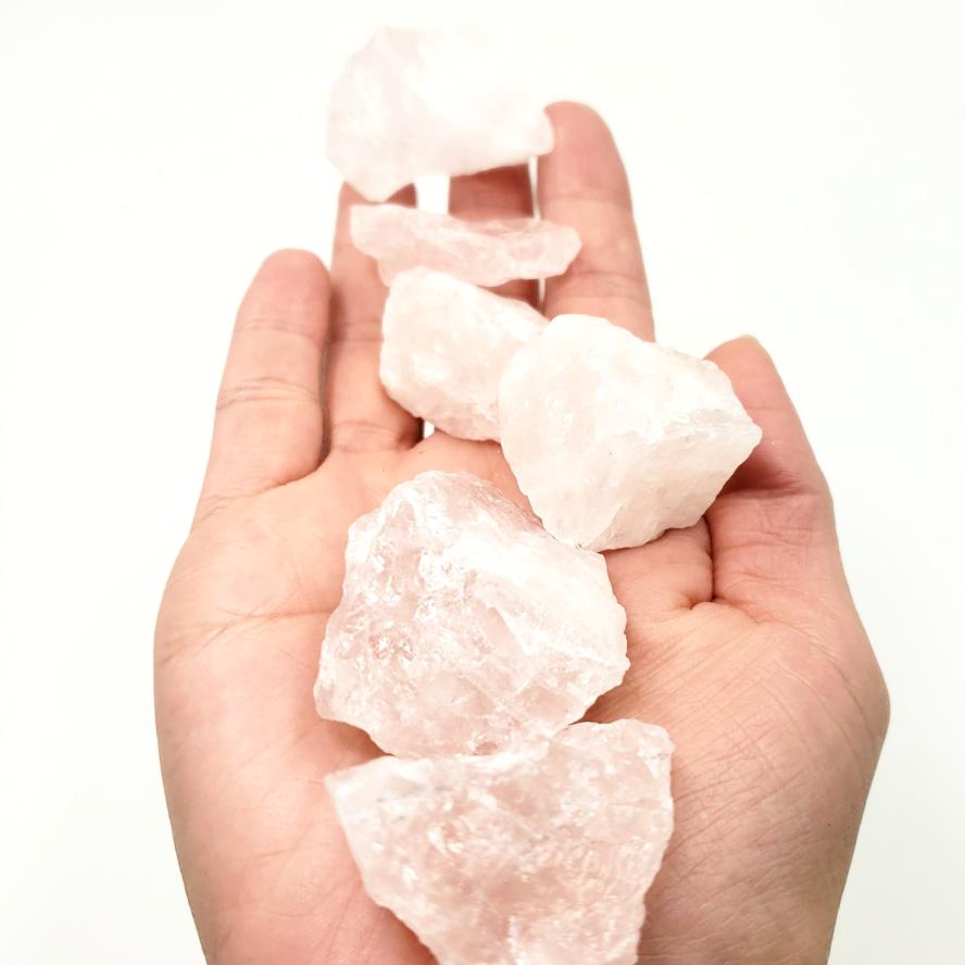 Rose Quartz Rough Stone - Elevated Metaphysical