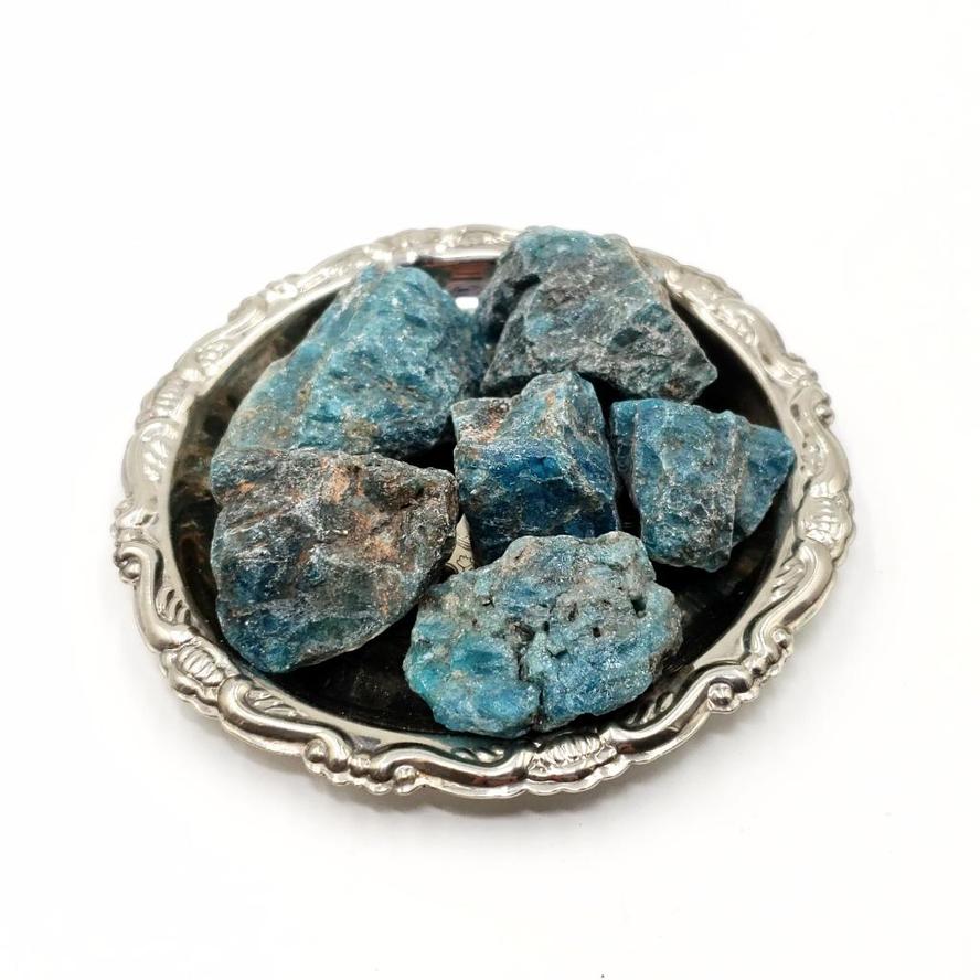 Blue Apatite Rough Stone