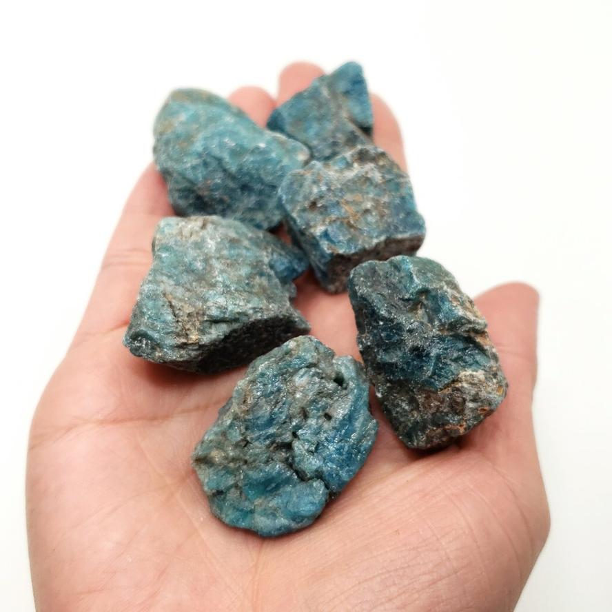 Blue Apatite Rough Stone