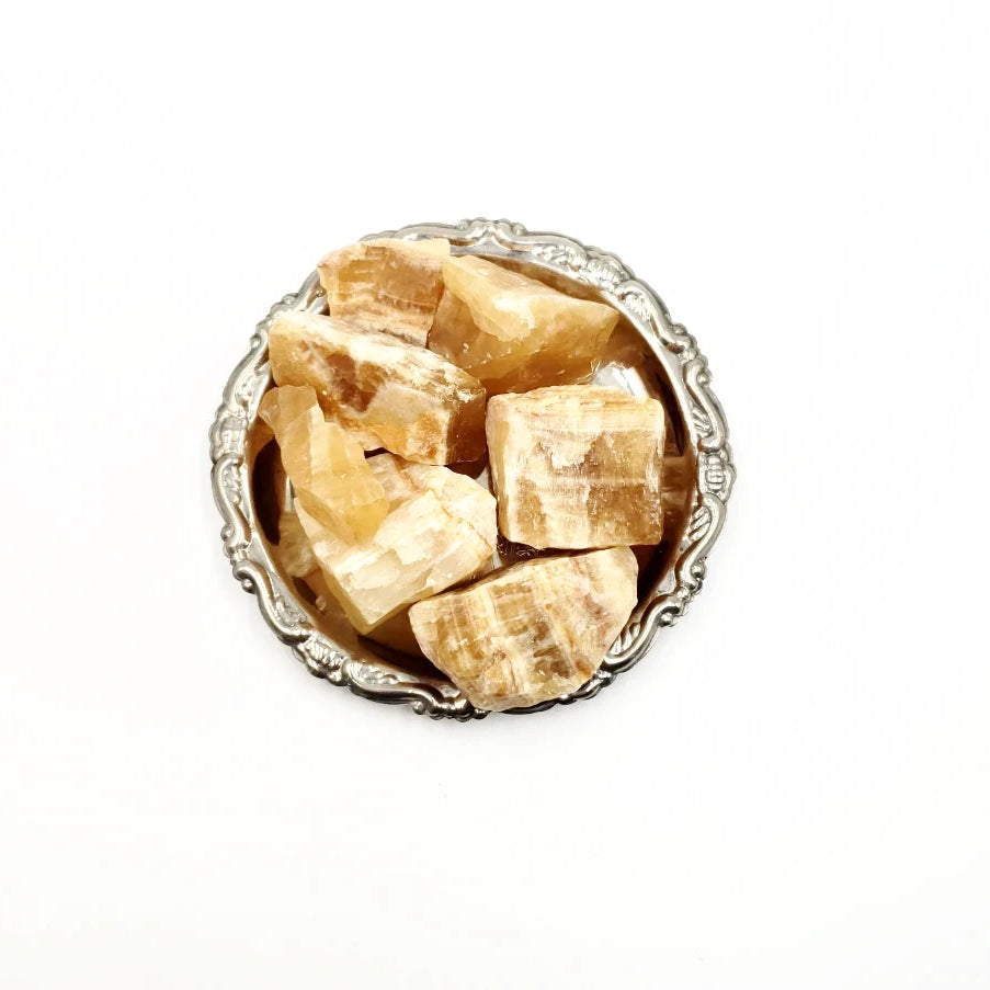 Honey Calcite Rough Stone