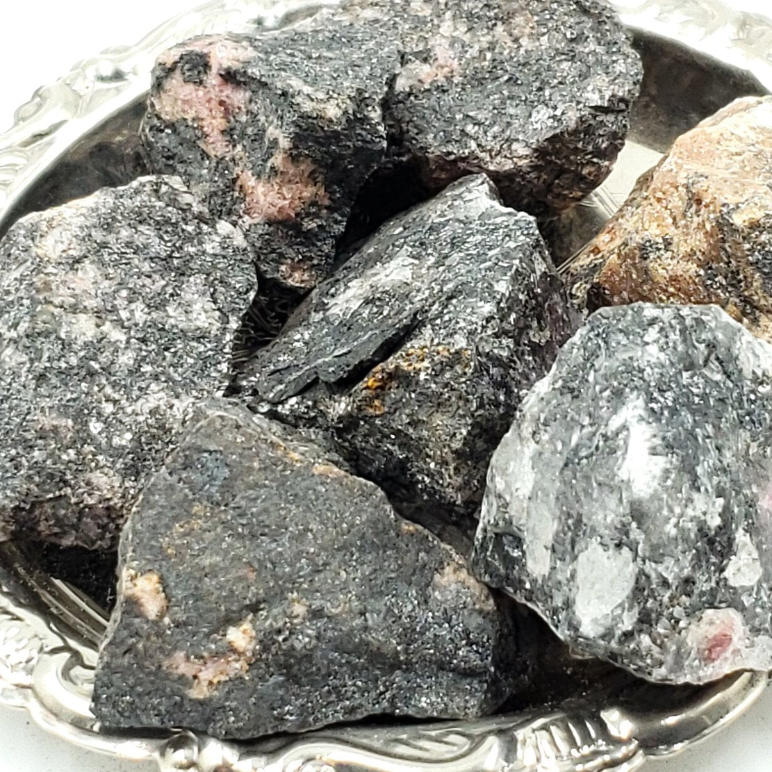 Rhodonite Rough Stone - Elevated Metaphysical