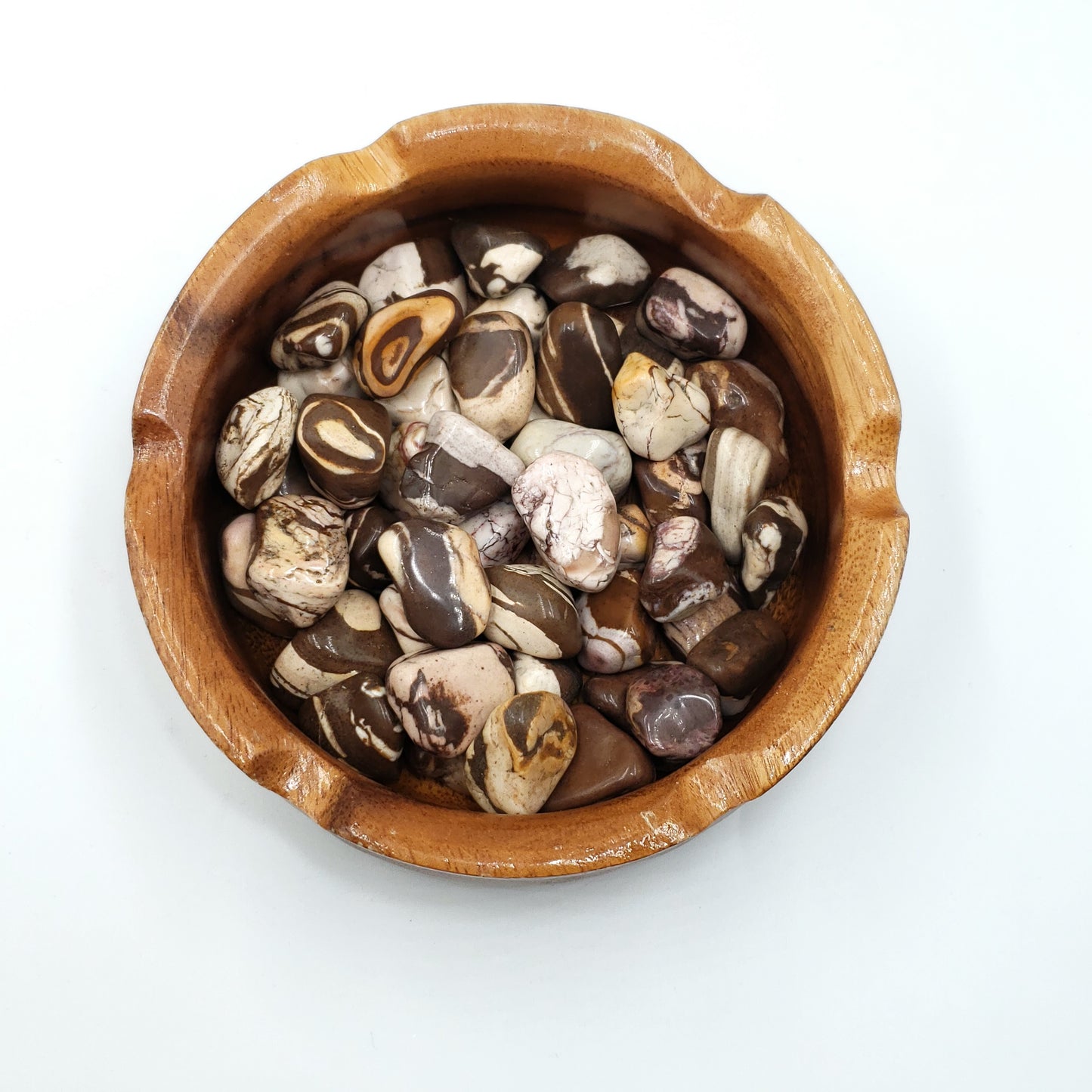 Brown Zebra Jasper Tumbled Stone
