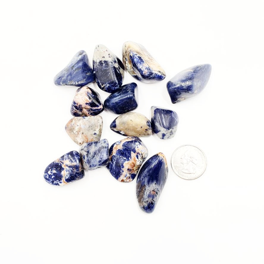 Sodalite Tumbled Stone - Tumbled Stones