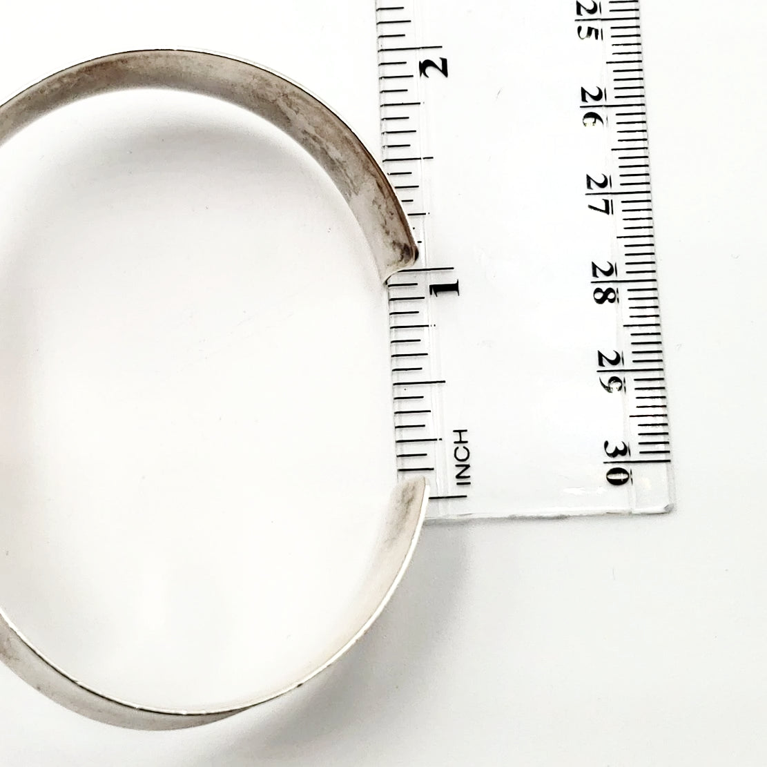 Peach NK Thailand Enamel Sterling Silver Flower Bracelet Cuff Vintage - Bracelet