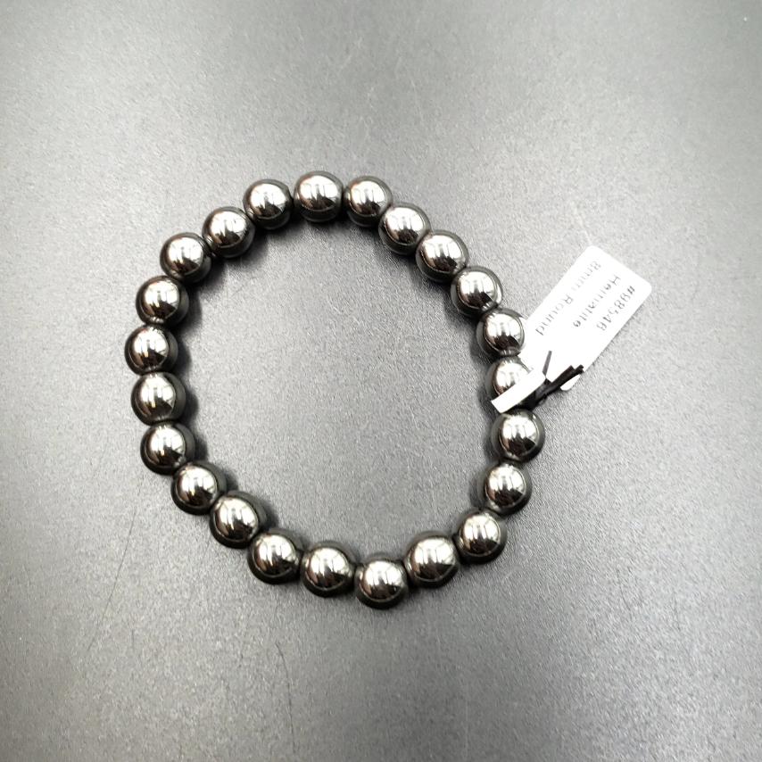Hematite Bead Bracelet 8mm - Bracelet