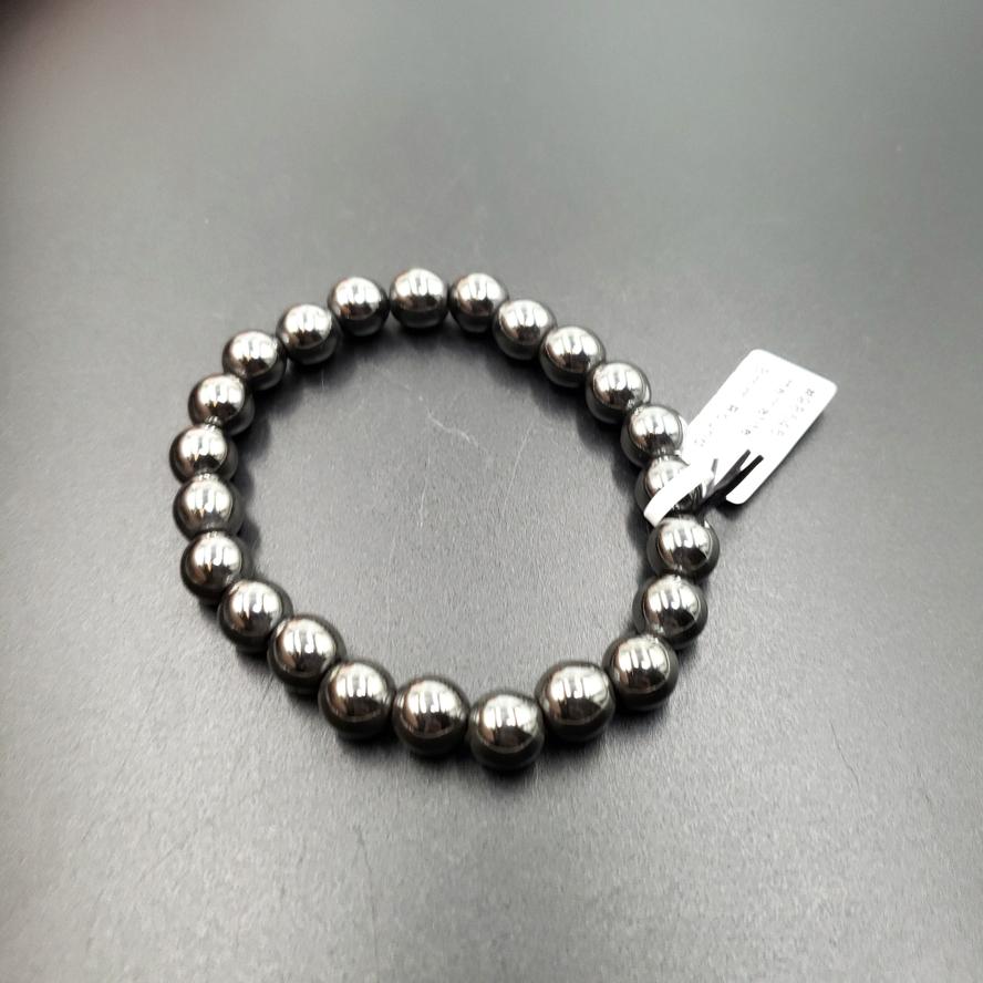 Hematite Bead Bracelet 8mm - Bracelet