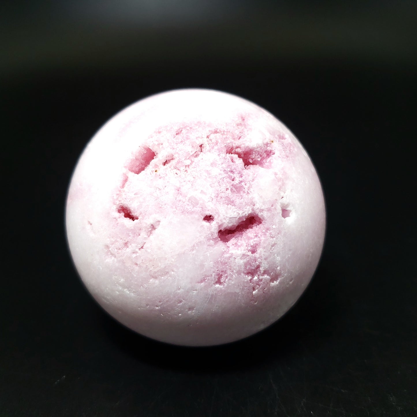 Pink Aragonite Sphere 49mm 161g