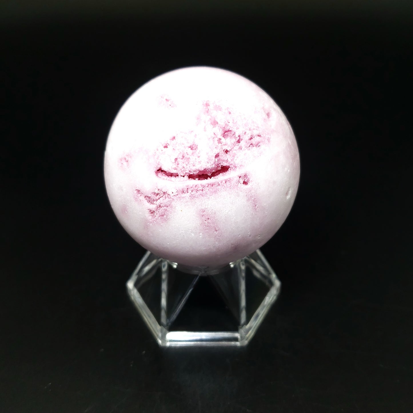 Pink Aragonite Sphere 49mm 161g