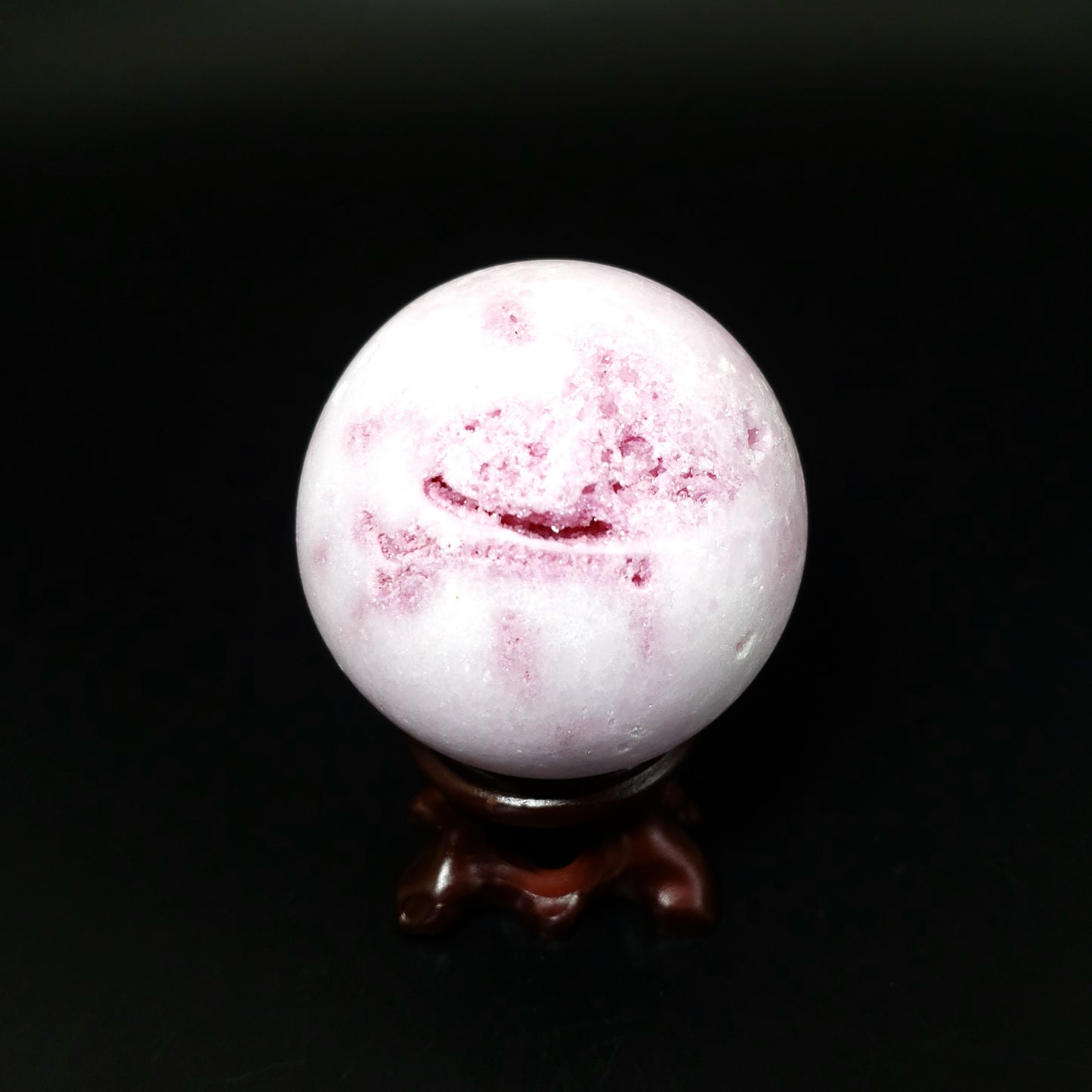 Pink Aragonite Sphere 49mm 161g