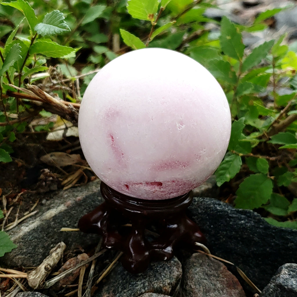 Pink Aragonite Sphere 49mm 161g