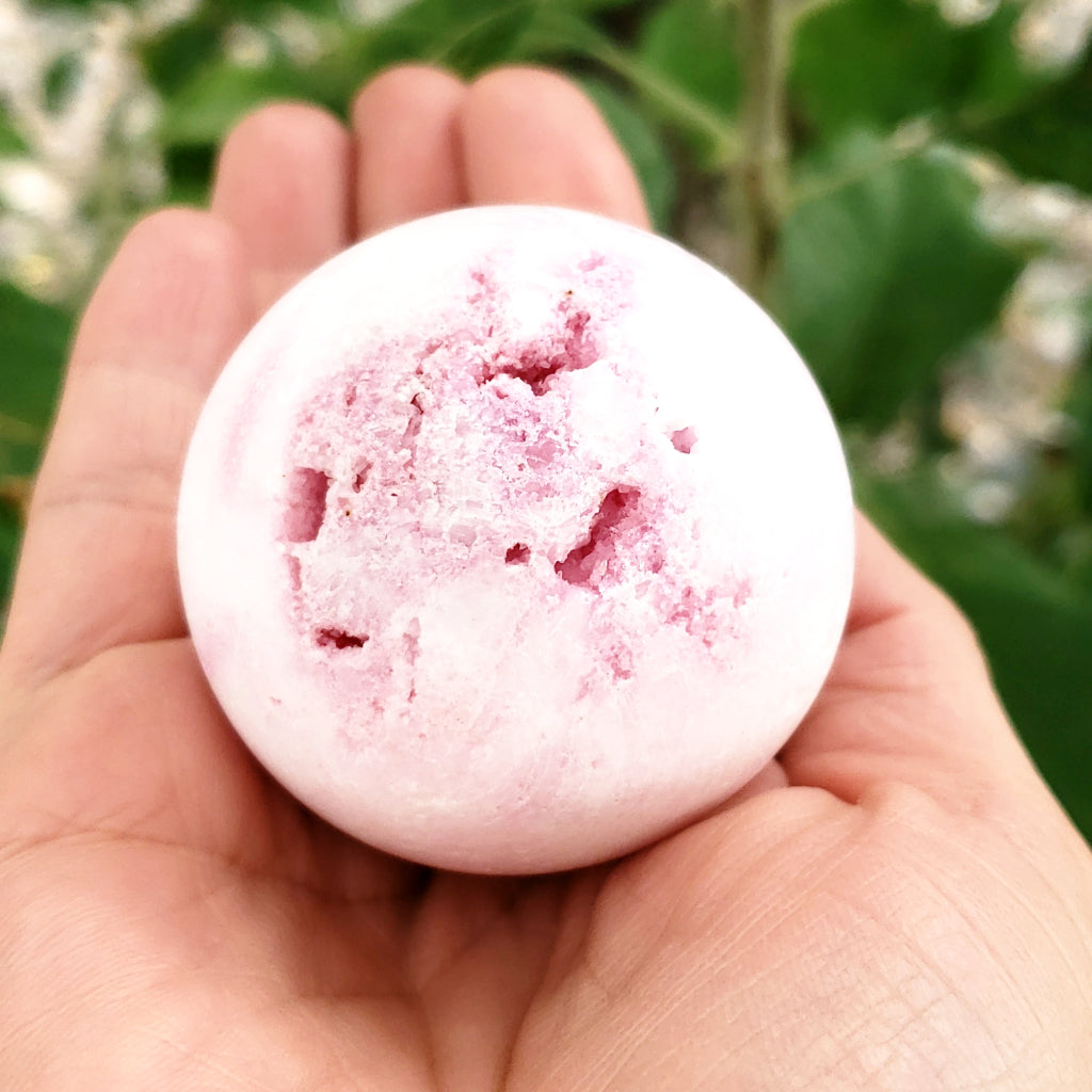 Pink Aragonite Sphere 49mm 161g