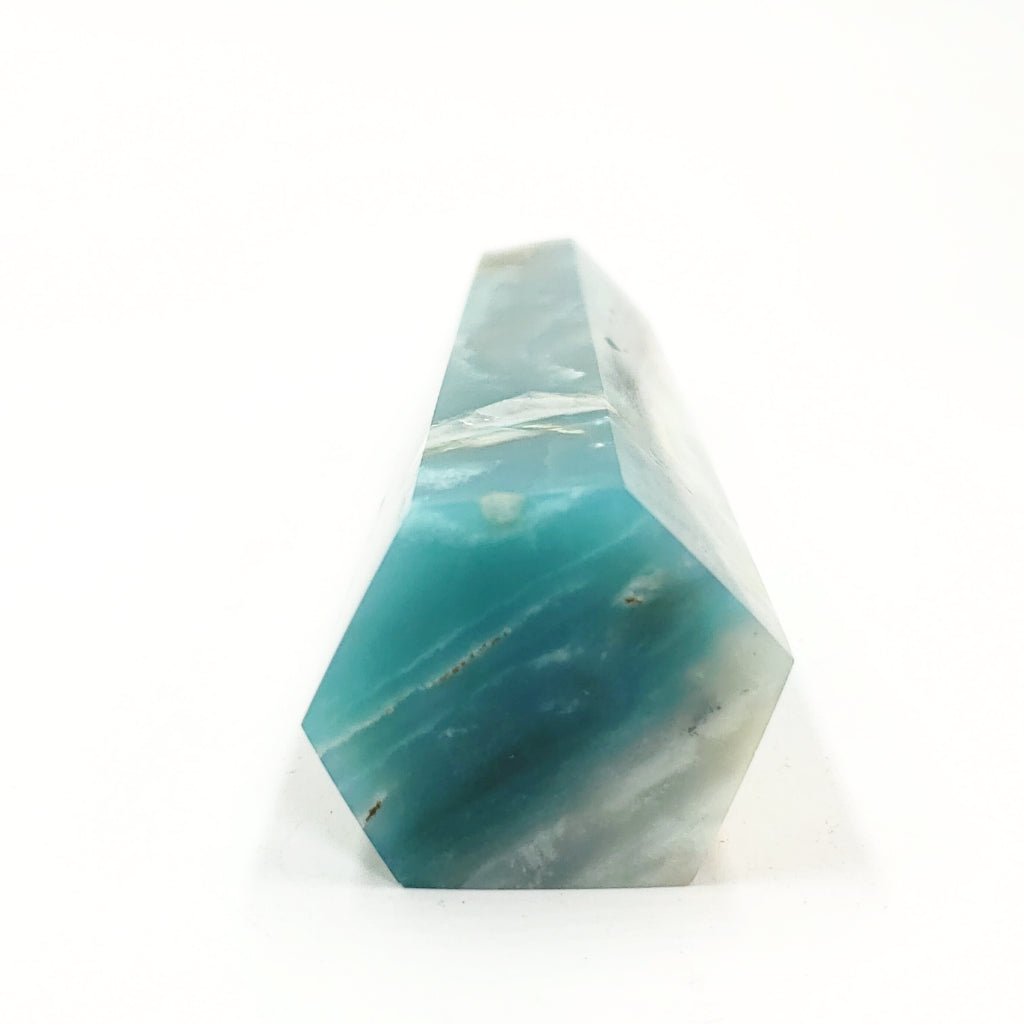 Caribbean Calcite Tower Caribbean Calcite Point 160mm 6.3" - Crystal/Stone Decor