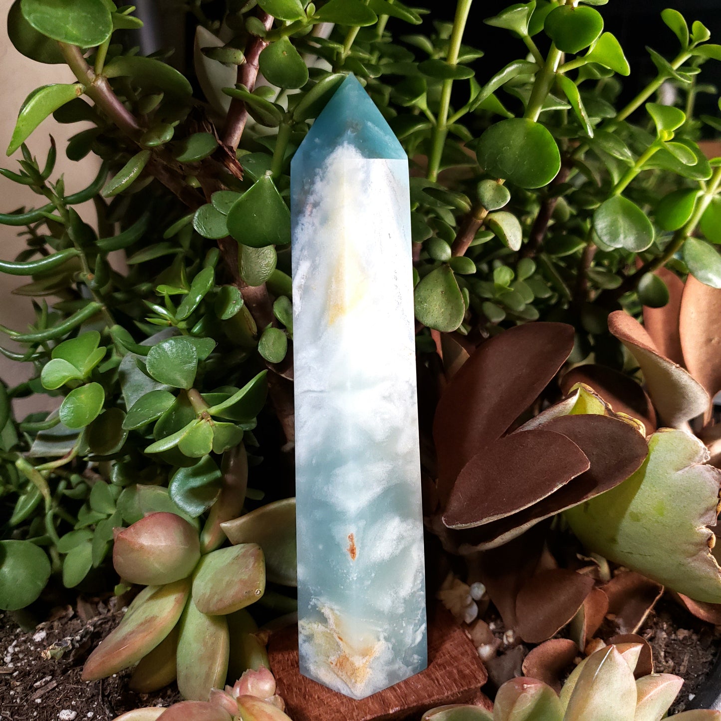 Caribbean Calcite Tower Caribbean Calcite Point 160mm 6.3"