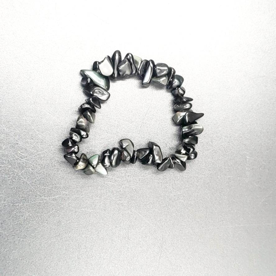 Black Obsidian Chip Bracelet - Bracelet