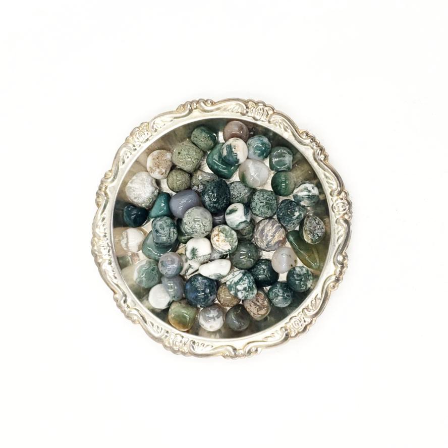 Moss Agate Chips - Elevated Metaphysical