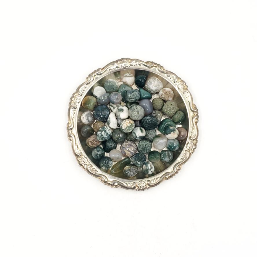 Moss Agate Chips - Elevated Metaphysical