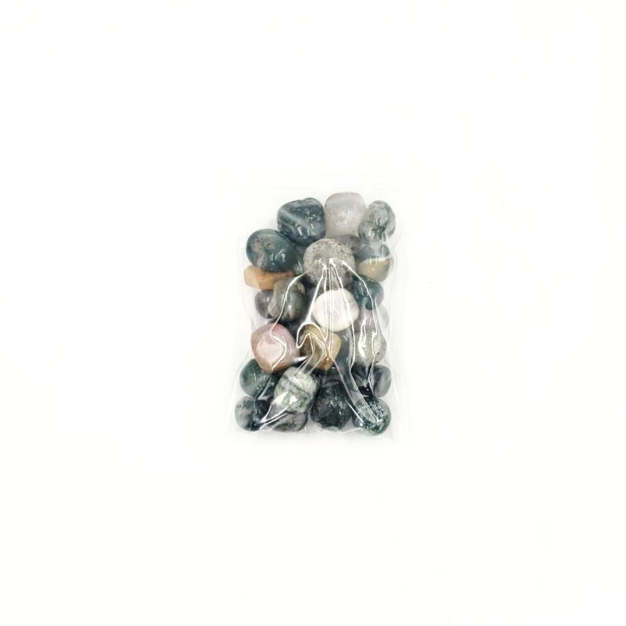Moss Agate Chips - Elevated Metaphysical