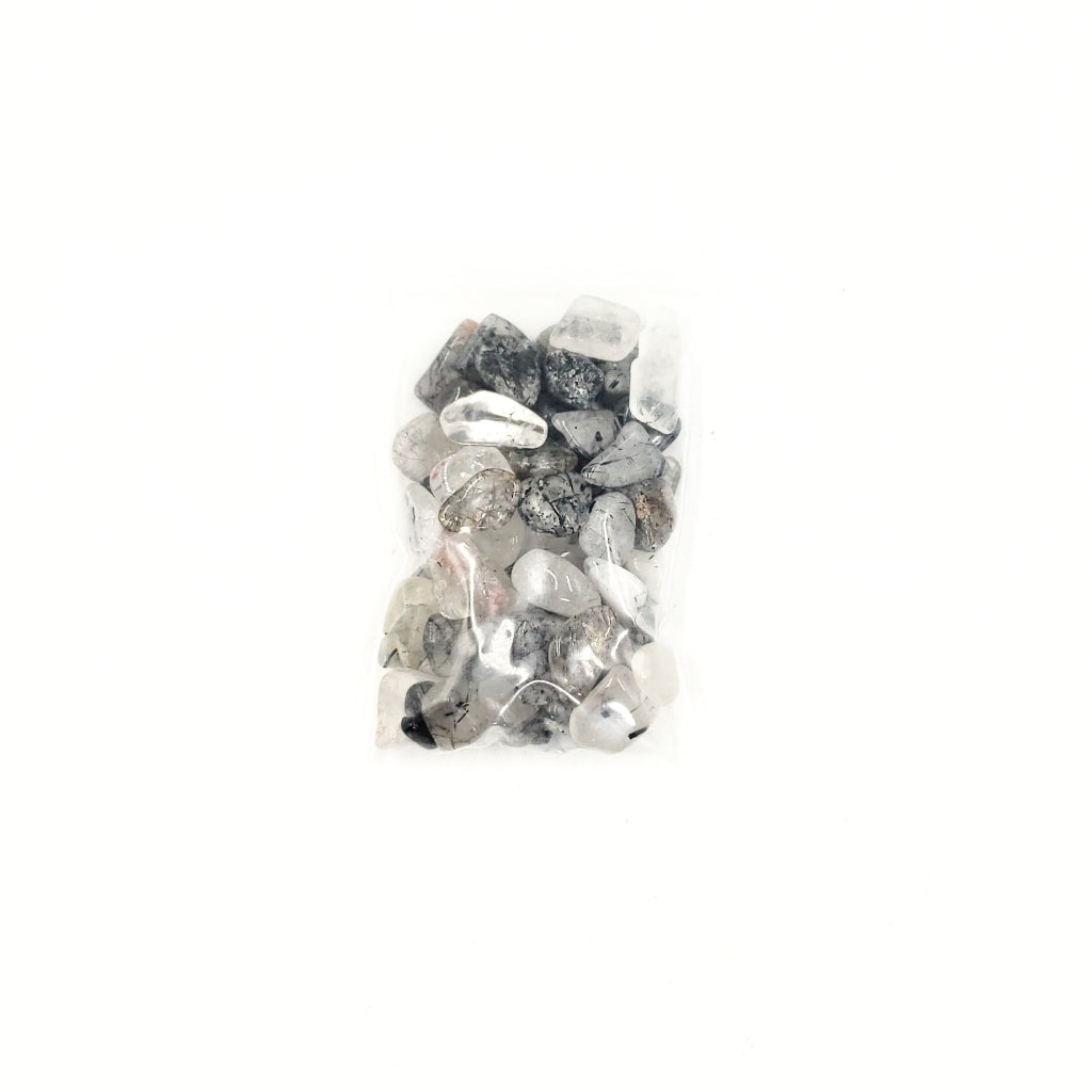 Tourmalinated Quartz Chips Tourmalated Quartz Chips