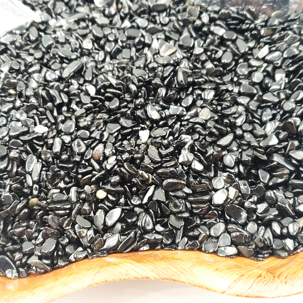 Black Obsidian Chips - Elevated Metaphysical