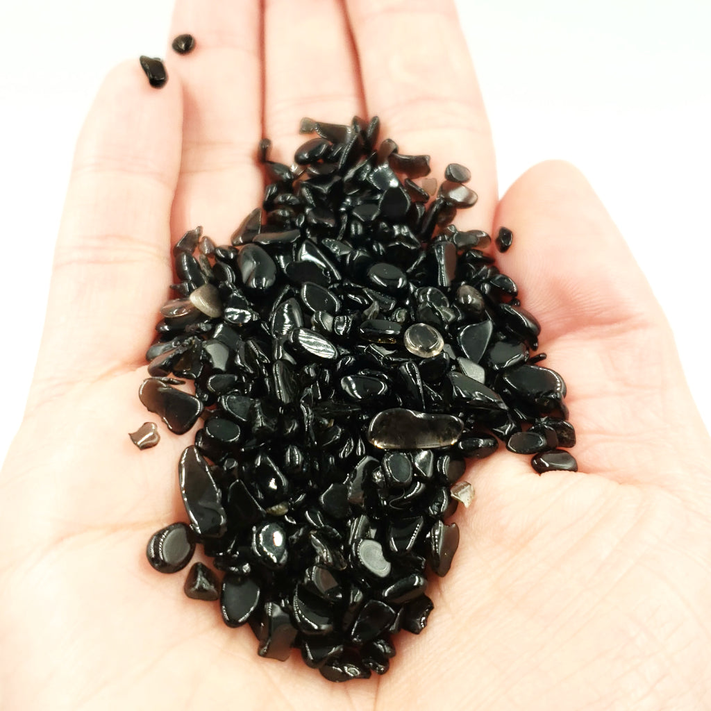 Black Obsidian Chips - Elevated Metaphysical
