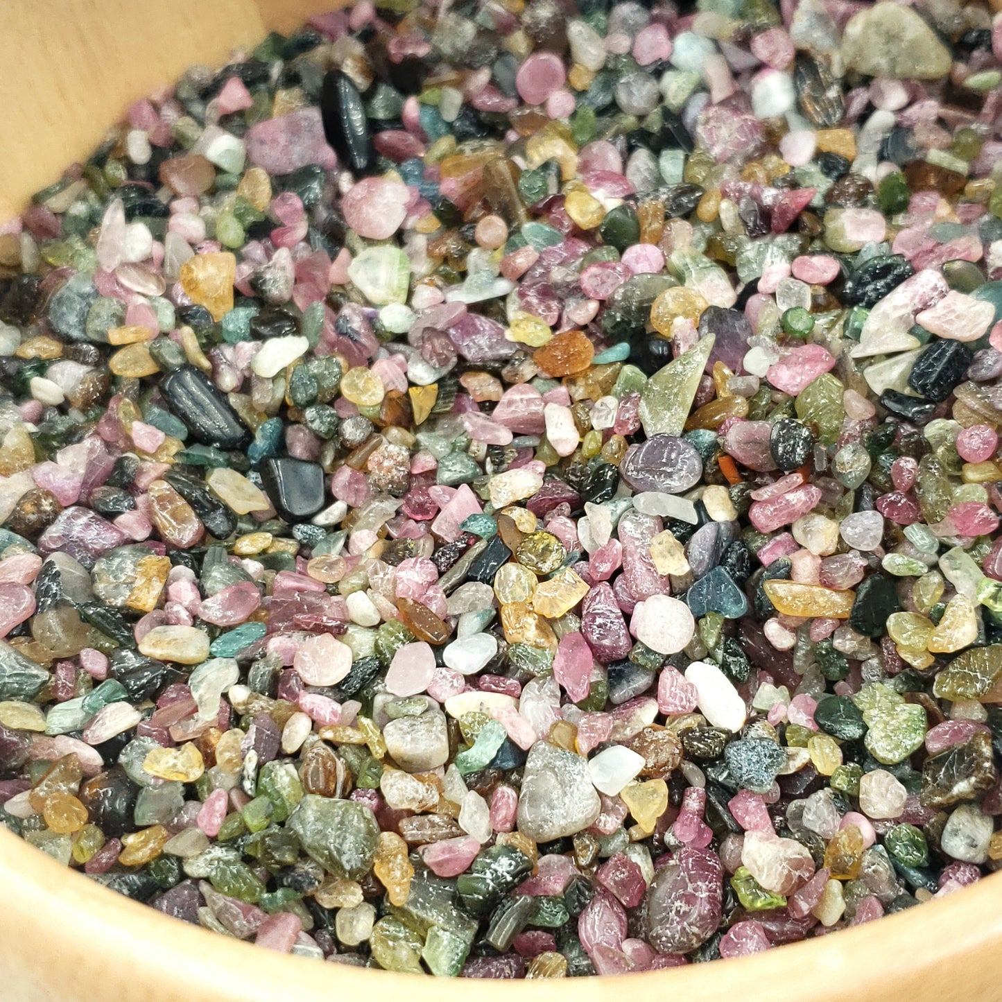 Watermelon Tourmaline Chips - Elevated Metaphysical