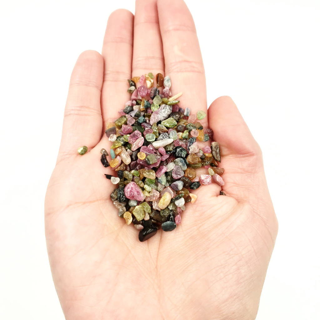 Watermelon Tourmaline Chips - Elevated Metaphysical