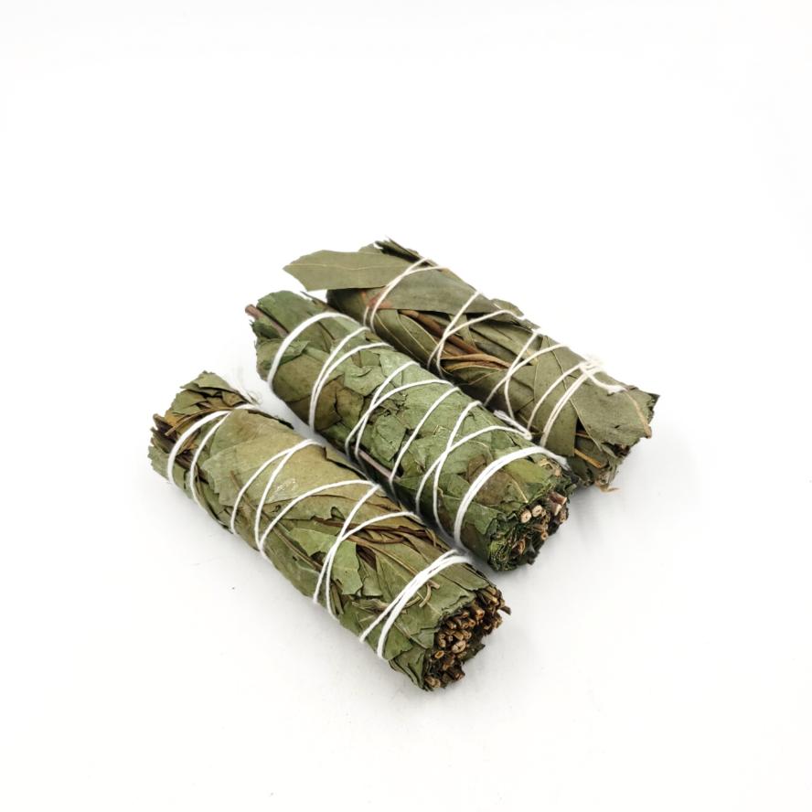 Eucalyptus Smudge Wand Stick 4" - Incense and Herbs