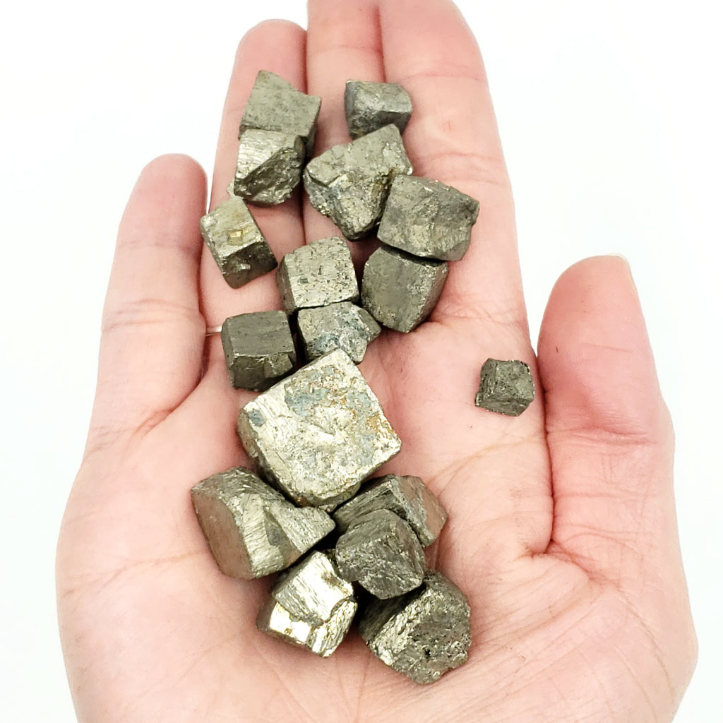 Pyrite Cube Rough Stone Small - Elevated Metaphysical