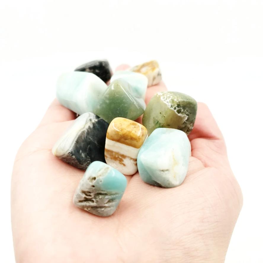 Caribbean Calcite Tumbled Stone - Elevated Metaphysical