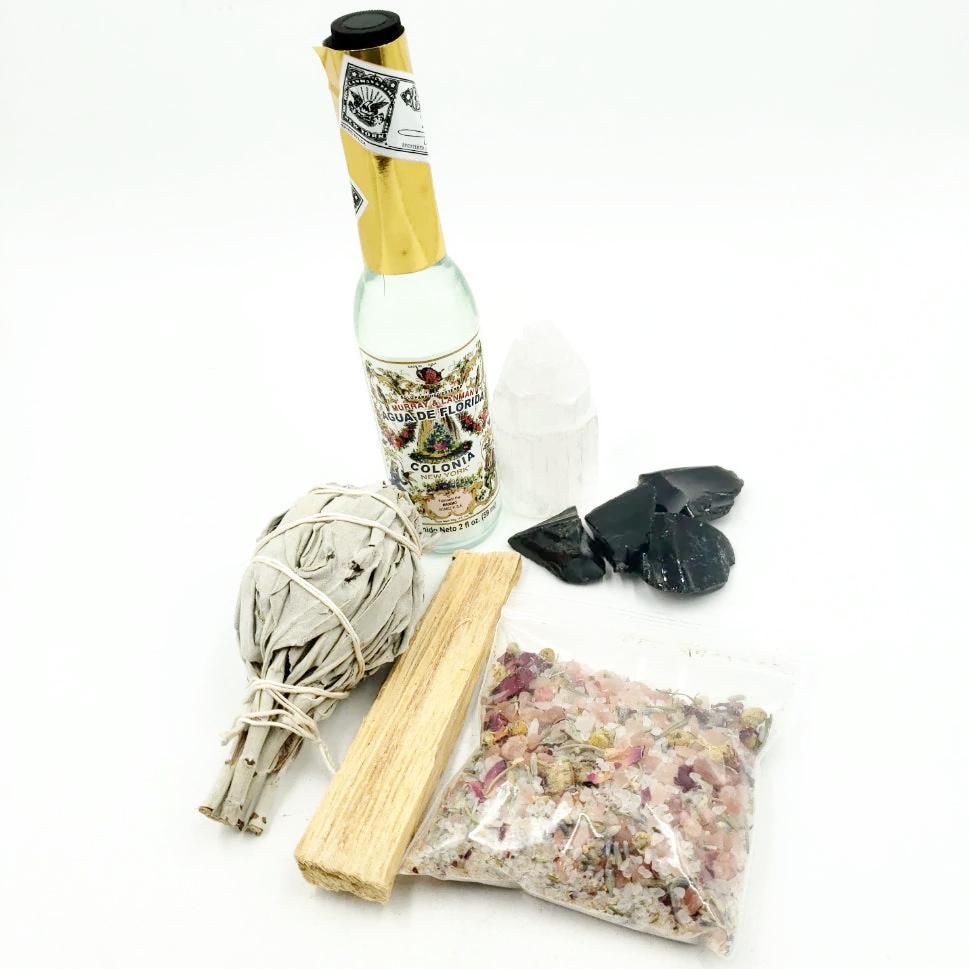 Home Blessings and Beyond - Stone & Smudge Set - Elevated Metaphysical