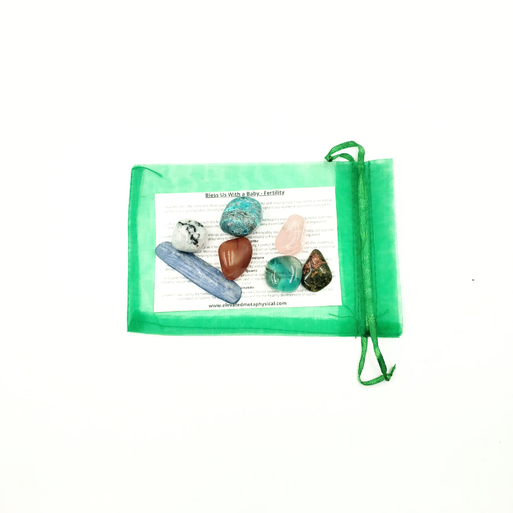 Bless Us With a Baby - Fertility Stone Set - Elevated Metaphysical
