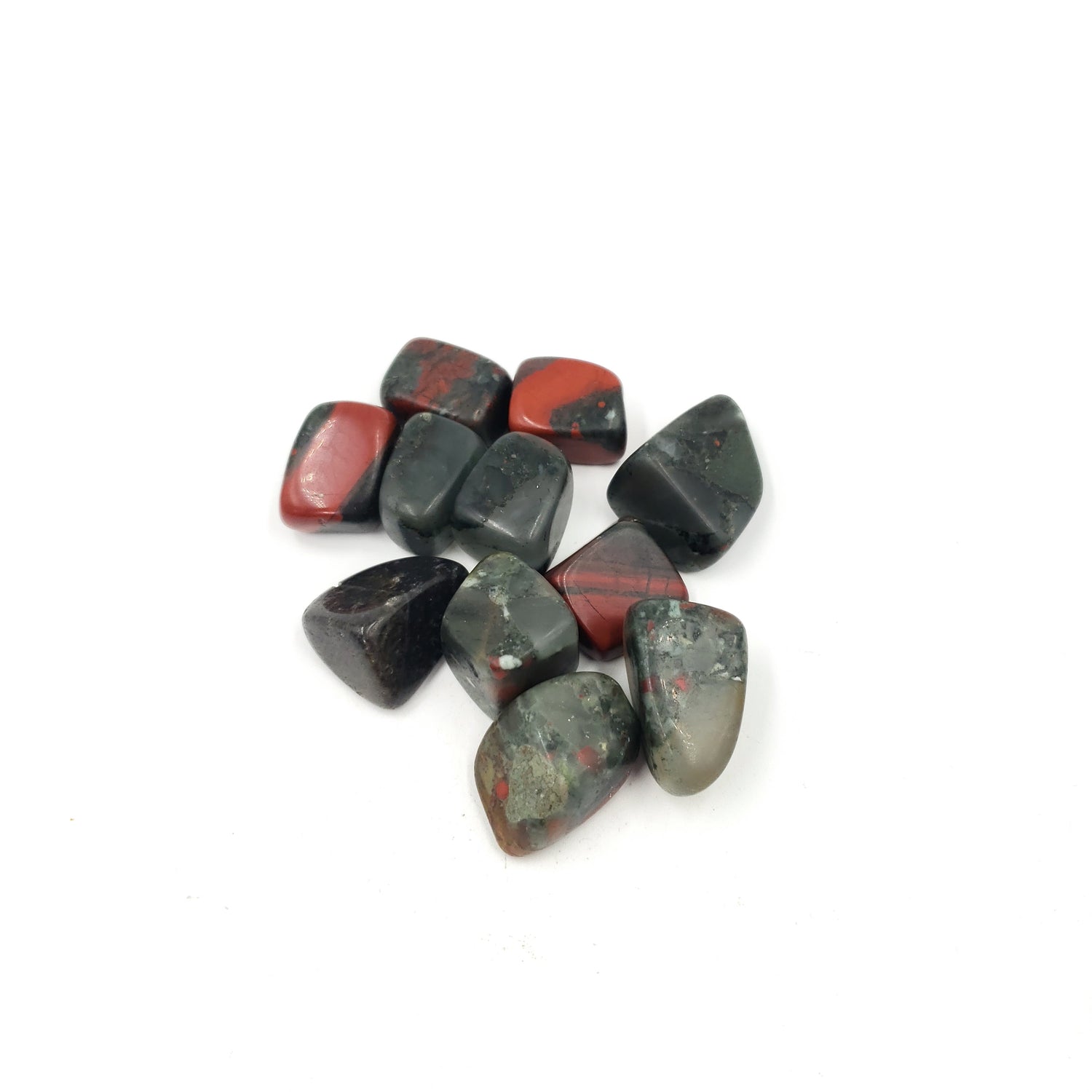 African Bloodstone Tumbled Stone - Elevated Metaphysical