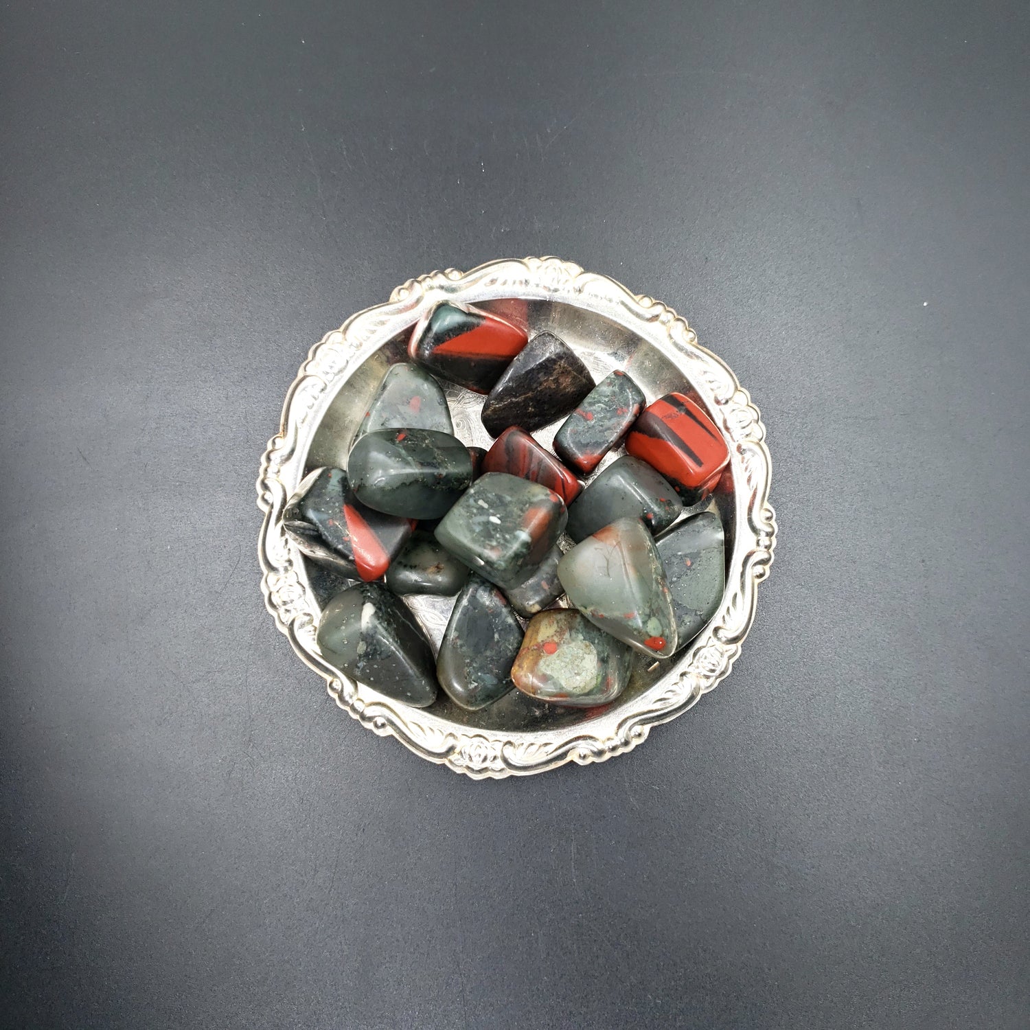 African Bloodstone Tumbled Stone - Elevated Metaphysical