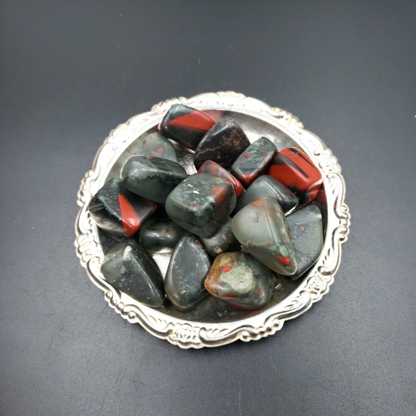 African Bloodstone Tumbled Stone - Elevated Metaphysical