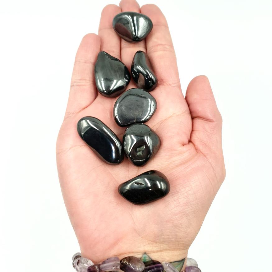 Hematite Tumbled Stone - Elevated Metaphysical