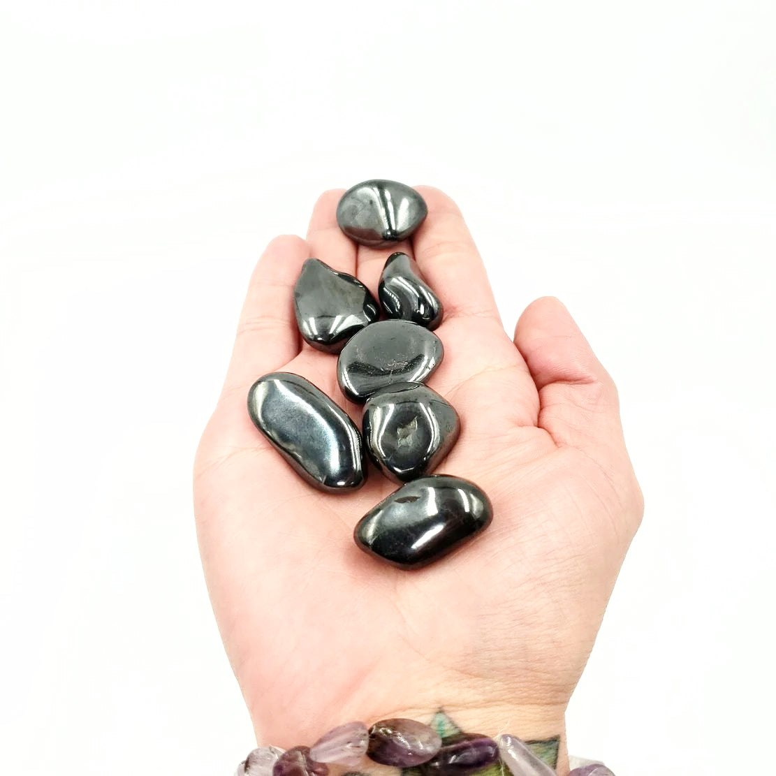 Hematite Tumbled Stone - Elevated Metaphysical
