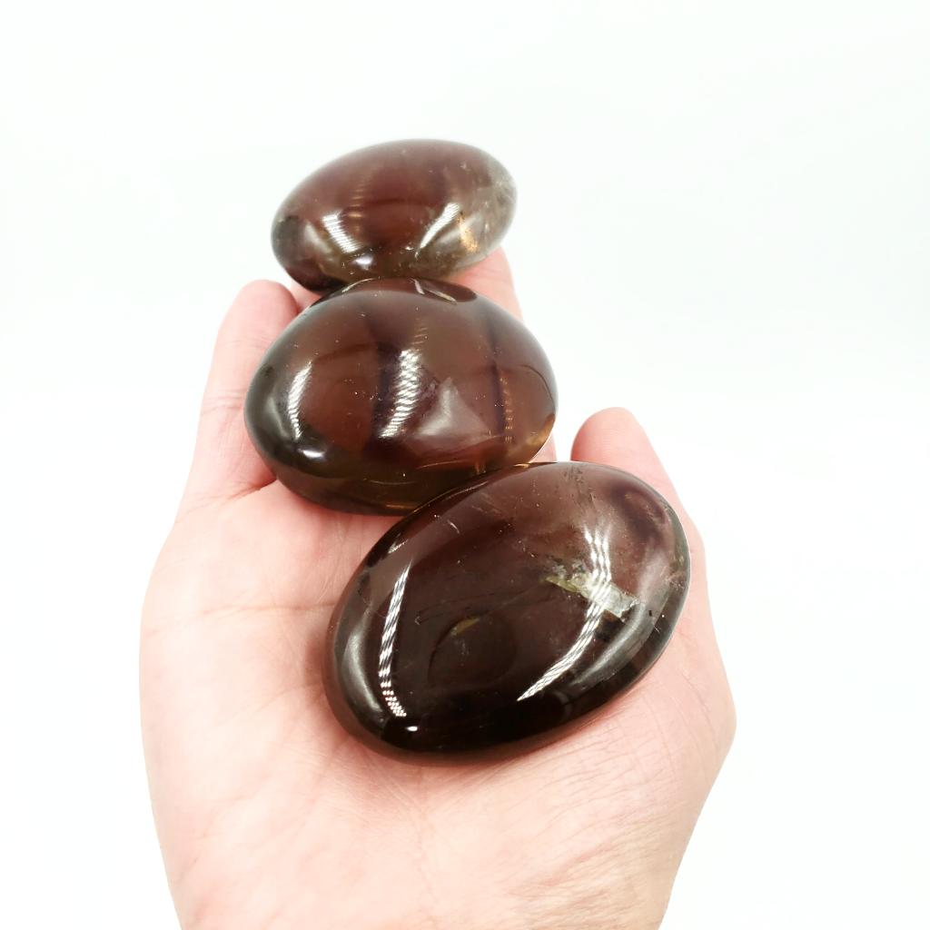 Smoky Quartz Palm Stone Gallet - Elevated Metaphysical