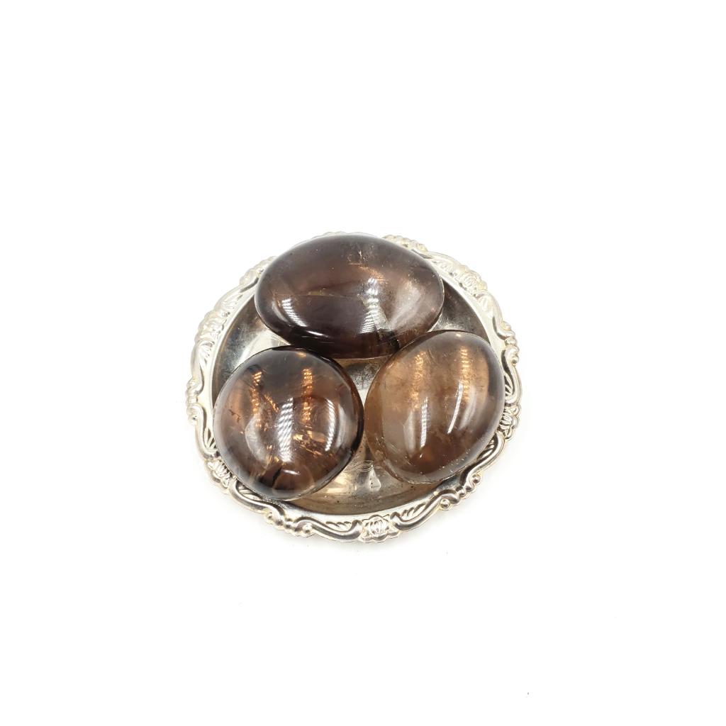 Smoky Quartz Palm Stone Gallet - Elevated Metaphysical