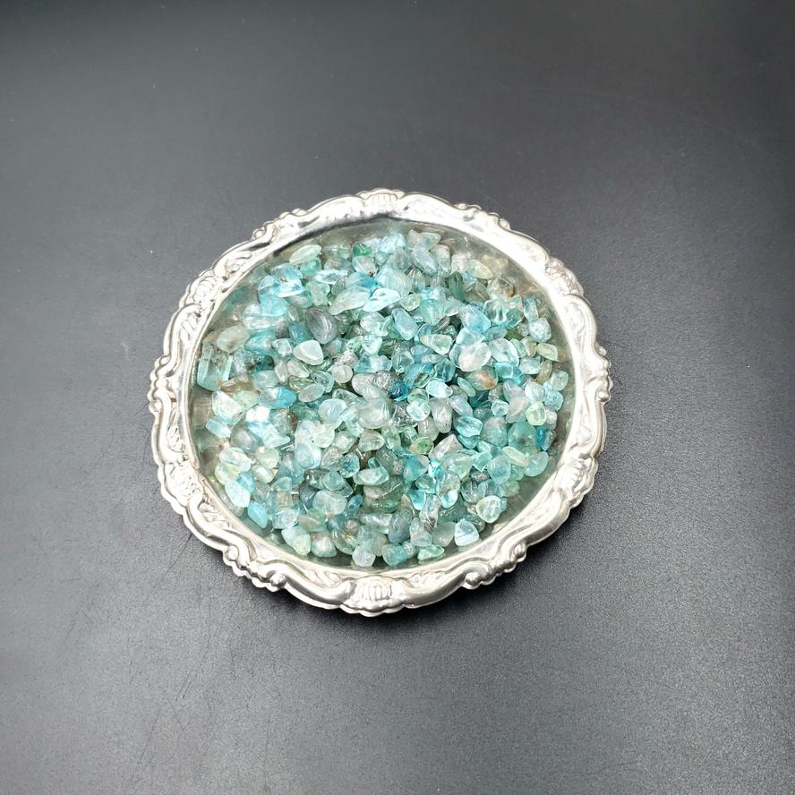 Blue Apatite Chips