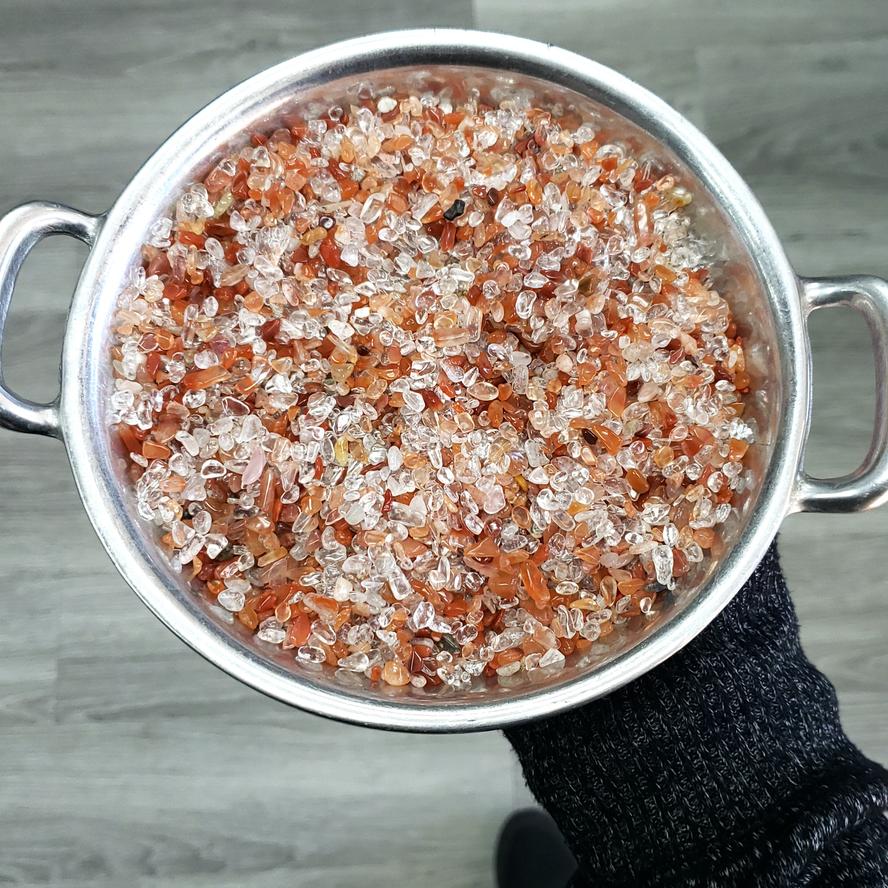 Red Hematoid Quartz Chips - Elevated Metaphysical