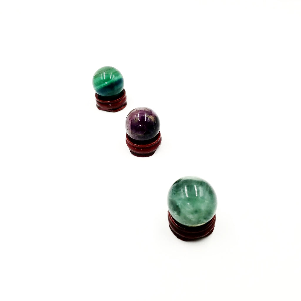 Rainbow Fluorite Sphere 30mm 45g - Elevated Metaphysical