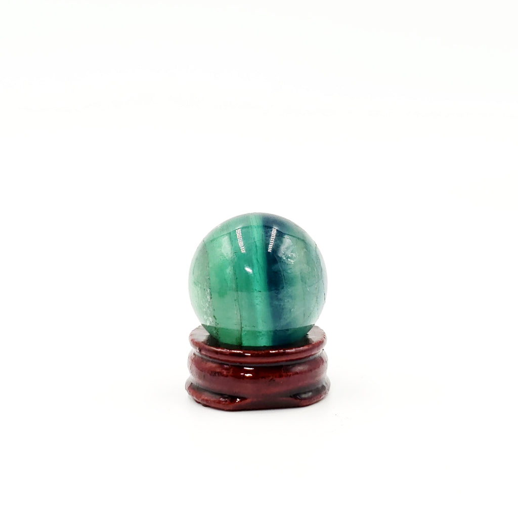 Rainbow Fluorite Sphere 30mm 45g - Elevated Metaphysical