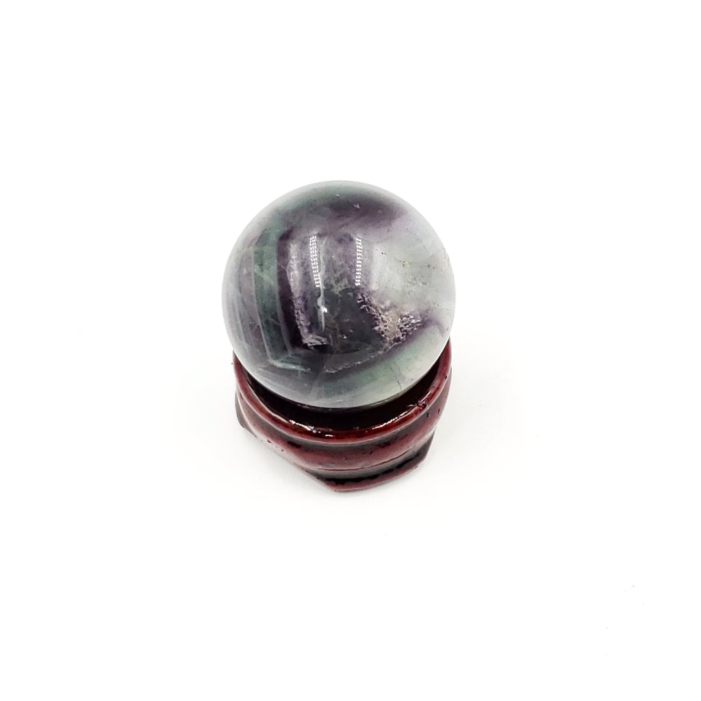Rainbow Fluorite Sphere 30mm 45g - Elevated Metaphysical