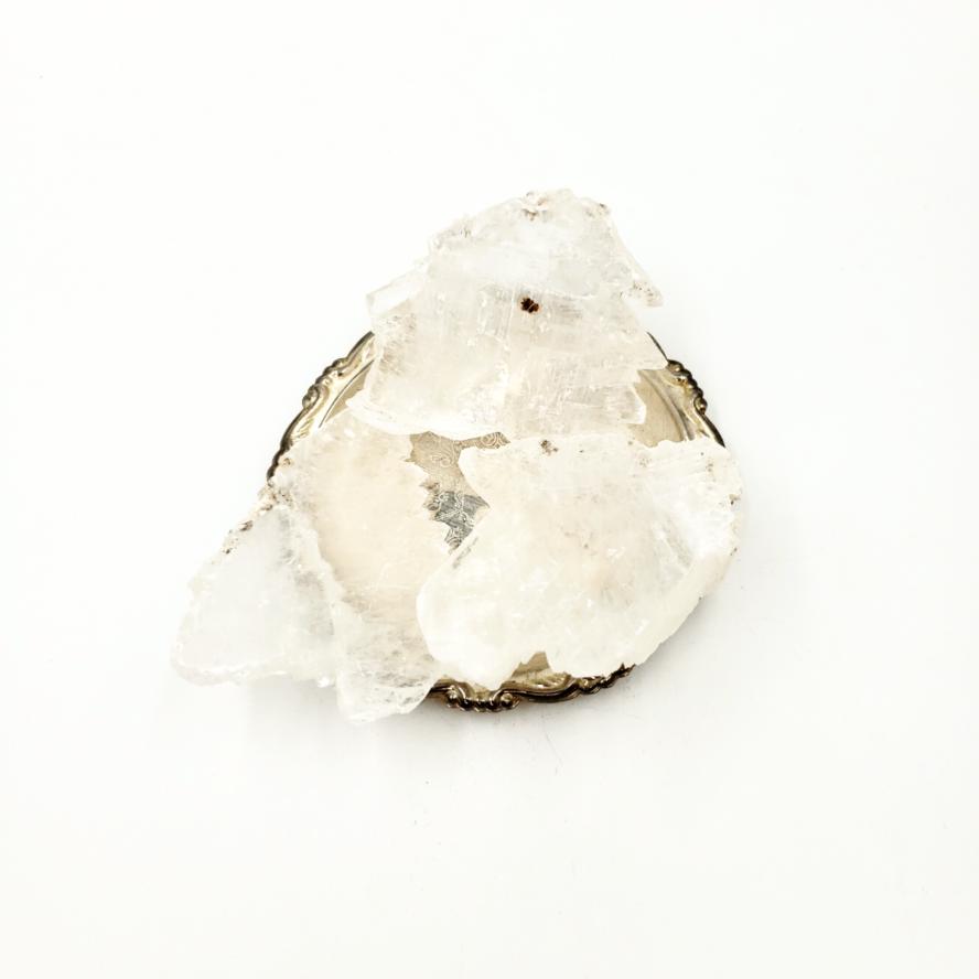 Selenite Fish Tail Angel Wings - Elevated Metaphysical